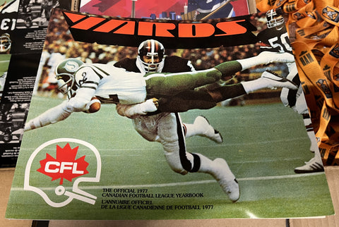 CFL 1977 Year Book YARDS