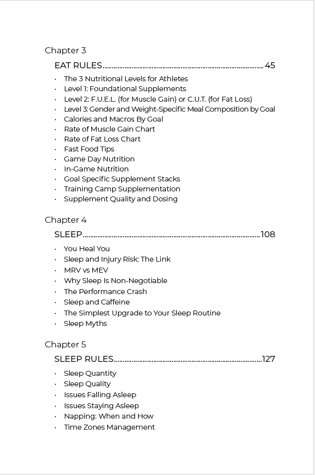 The 1%: The Athletes Guide to Nutrition, Sleep and Peak Performance by Marcellus Bowman III