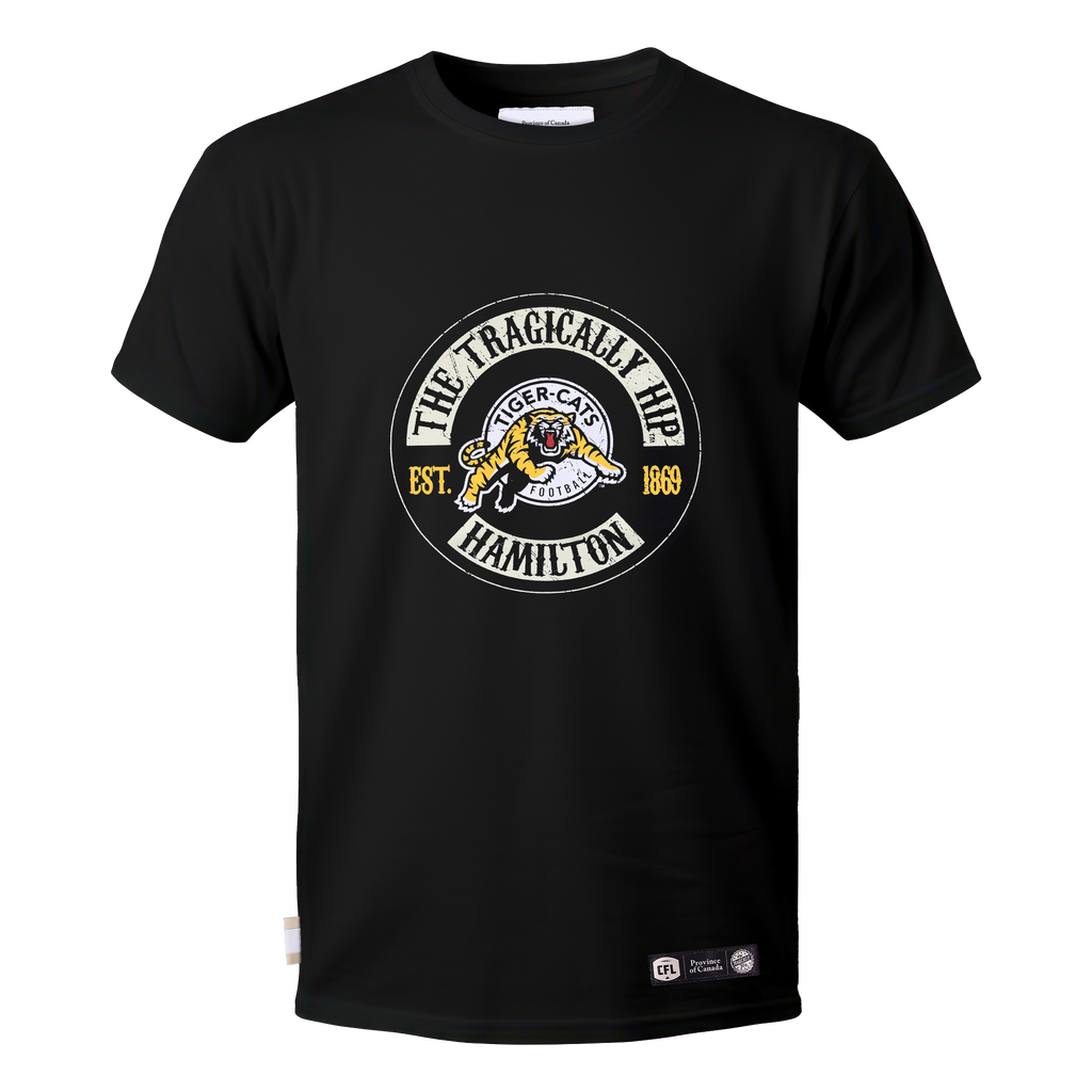The Tragically Hip x Hamilton Tiger-Cats x Province of Canada Tour Unisex T-Shirt
