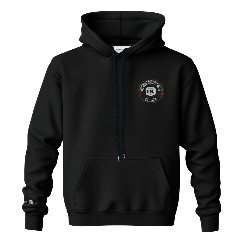 The Tragically Hip x Hamilton Tiger-Cats x Province of Canada Unisex Black Hoodie