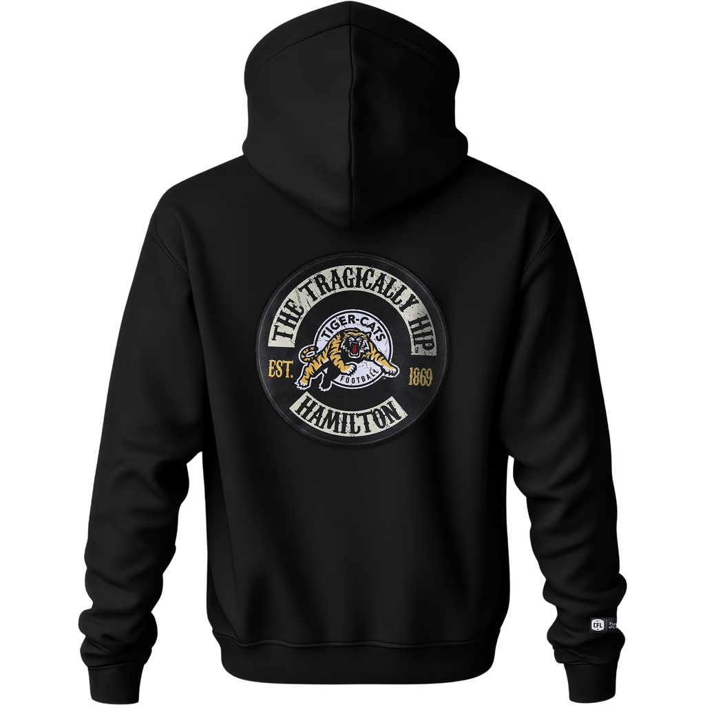 The Tragically Hip x Hamilton Tiger-Cats x Province of Canada Unisex Black Hoodie