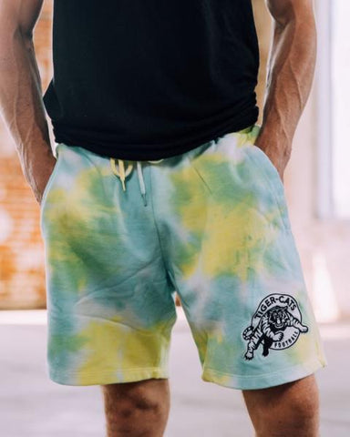 Ice Dye Fleece Shorts