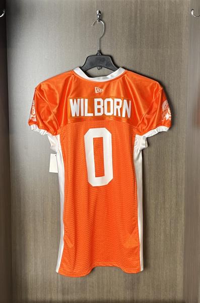 2024 Orange Warmup Jersey Wilborn #0 XL