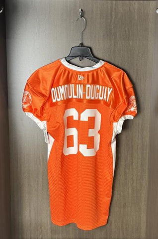 2024 Orange Warmup Jersey Dumoulin-Duguay #63 2XL