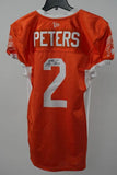 2024 Autographed Orange Warmup Jersey	Peters	#2	L