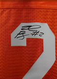 2024 Autographed Orange Warmup Jersey	Peters	#2	L