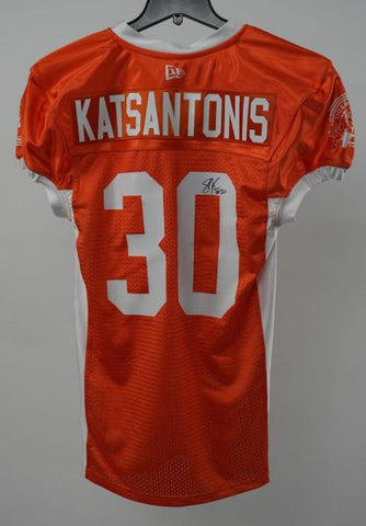 2024 Autographed Orange Warmup Jersey	Katsantonis	#30	L