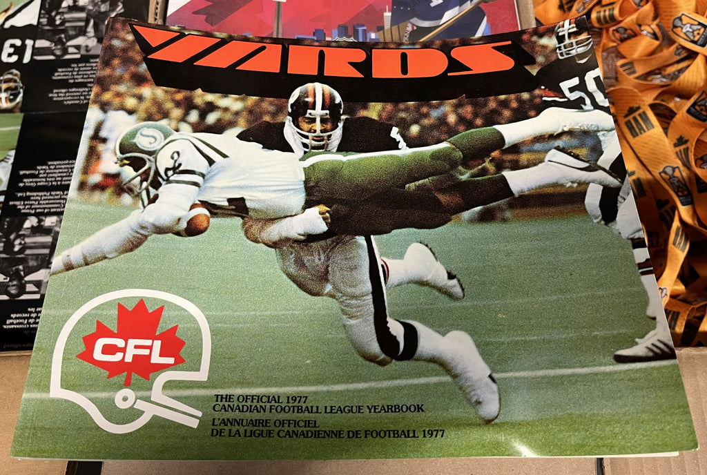 CFL 1977 Year Book YARDS