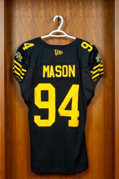 AUTHENTIC GAME WORN JERSEY	MASON	#94	size	46