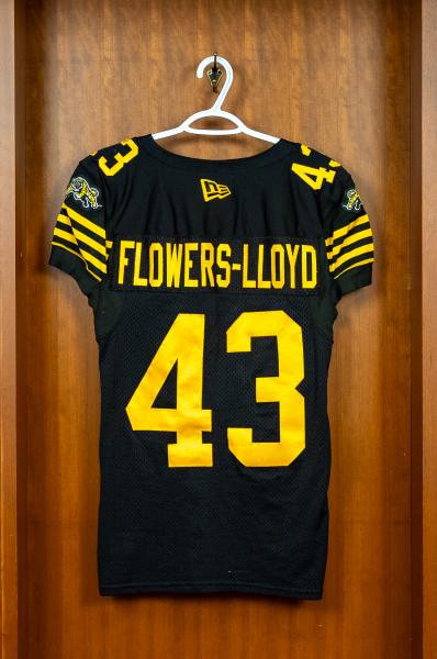 AUTHENTIC GAME WORN JERSEY	FLOWERS-LLOYD	#43	size	42