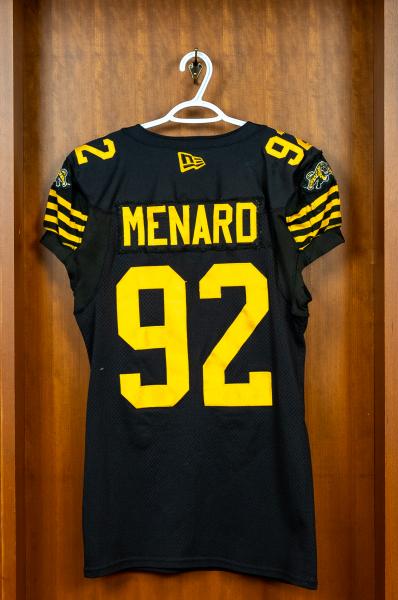 AUTHENTIC GAME WORN JERSEY	MENARD	#92	size	44