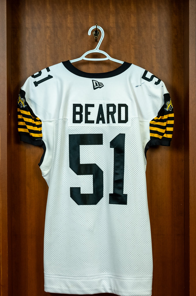 AUTHENTIC GAME WORN JERSEY	BEARD	#51	size	52