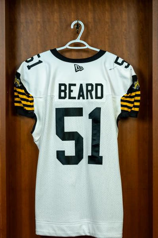 AUTHENTIC GAME WORN JERSEY	BEARD	#51	size	52