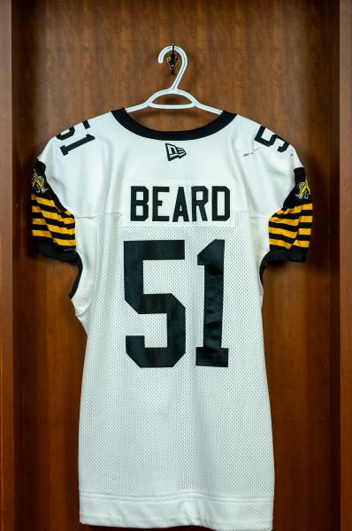 AUTHENTIC GAME WORN JERSEY	BEARD	#51	size	50