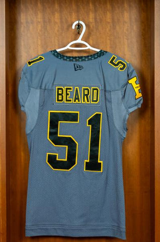 AUTHENTIC GAME WORN JERSEY	BEARD	#51	size	48