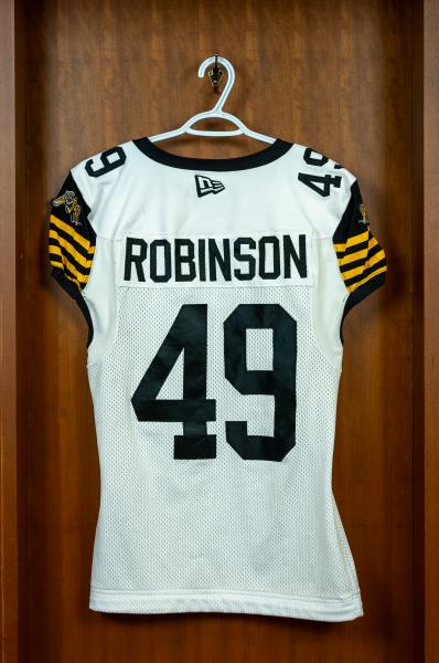 AUTHENTIC GAME WORN JERSEY	ROBINSON	#49	size	44