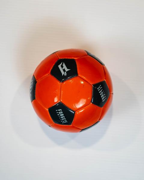 Forge FC 4" Plush Soccer Ball Orange/Black