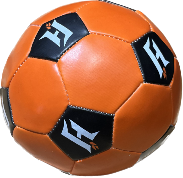 Forge FC 4" Plush Soccer Ball Orange/Black