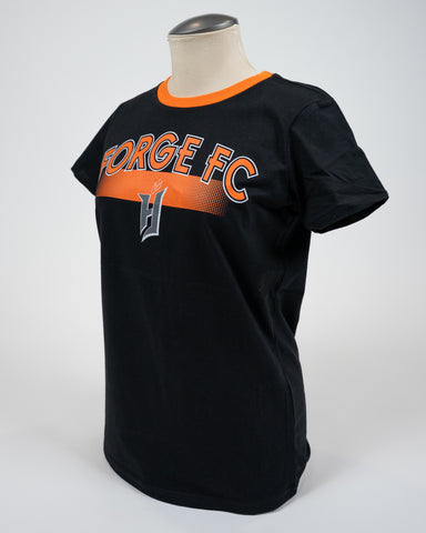 Forge FC Women's Pitch Tee Black