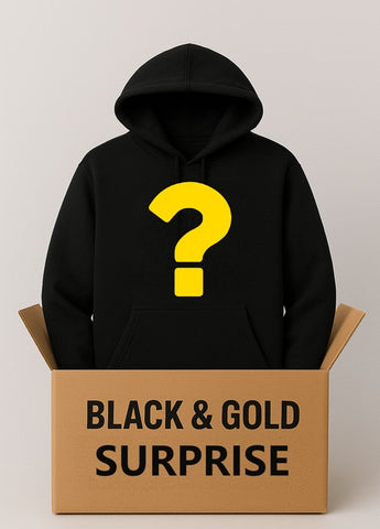Black & Gold Surprise Hoody