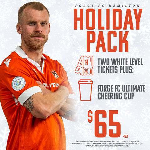 FORGE FC HOLIDAY PACK 2025 (2 TICKETS + 1 CHEERING CUP)