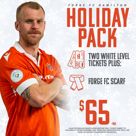 FORGE FC HOLIDAY PACK 2025 (2 TICKETS + 1 SCARF)