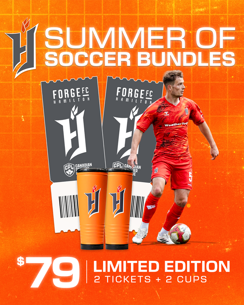 Forge FC Summer of Soccer Bundles (2 Tickets + 2 Cups)