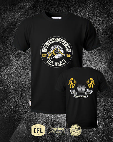 The Tragically Hip x Hamilton Tiger-Cats x Province of Canada Tour Unisex T-Shirt